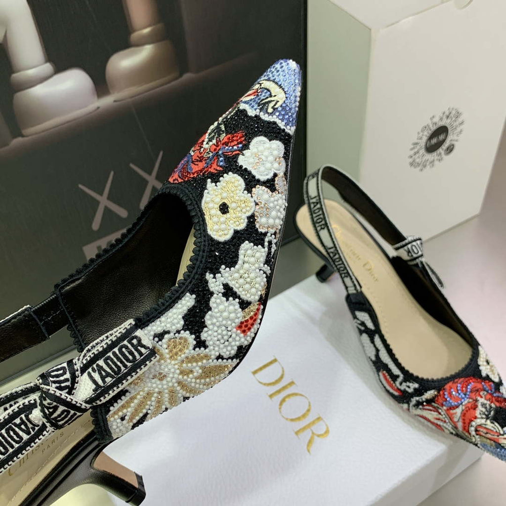 Dior Women's Shoes KCB384TFL_S900 J'ADIOR Slingback Ballerina Flat 195797