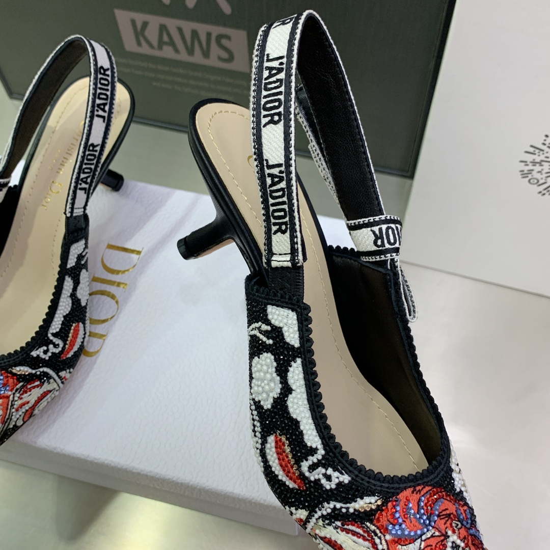 Dior Women's Shoes KCB384TFL_S900 J'ADIOR Slingback Ballerina Flat 195797
