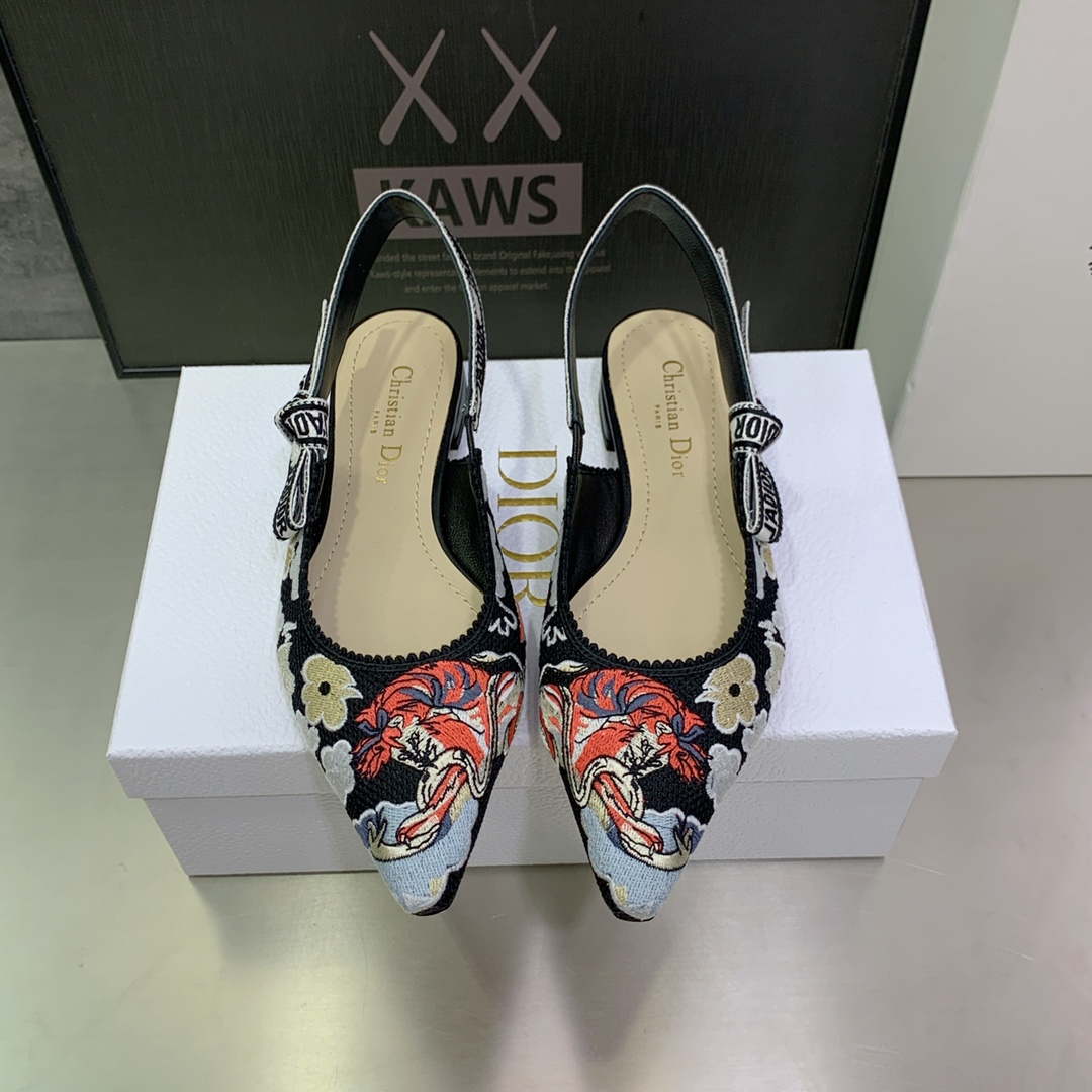 Dior Women's Shoes KCB384TFL_S900 J'ADIOR Slingback Ballerina Flat 195799