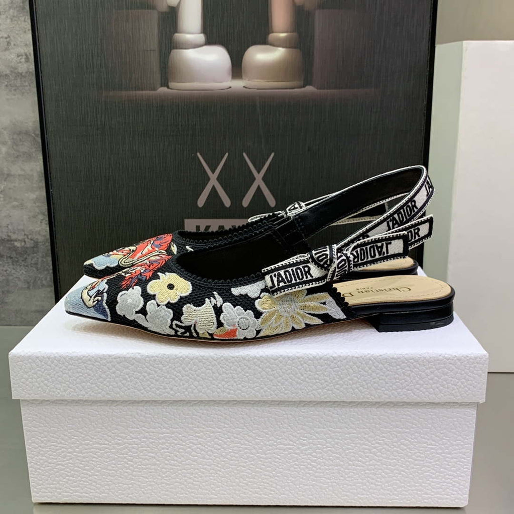 Dior Women's Shoes KCB384TFL_S900 J'ADIOR Slingback Ballerina Flat 195799