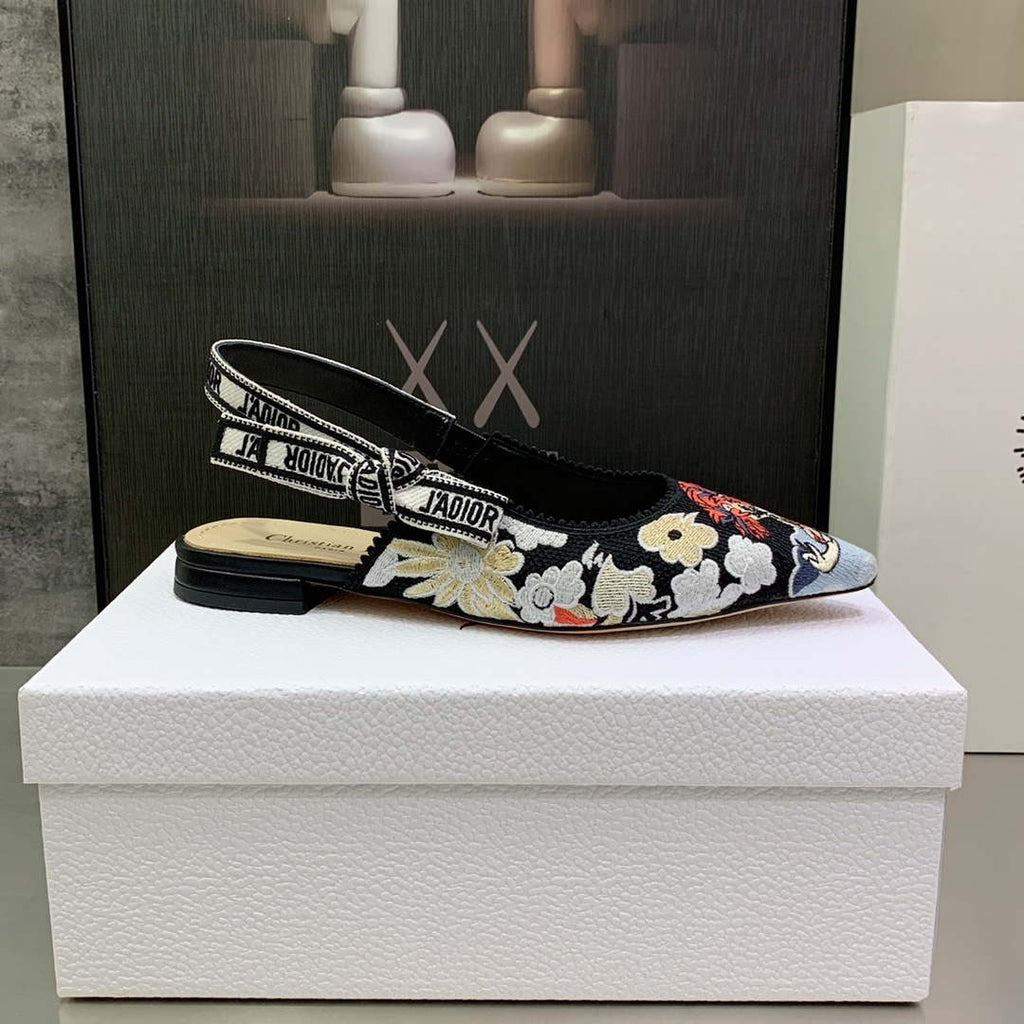 Dior Women's Shoes KCB384TFL_S900 J'ADIOR Slingback Ballerina Flat 195799