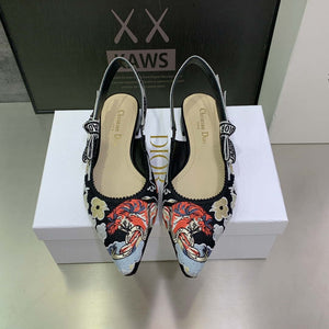 Dior Women's Shoes KCB384TFL_S900 J'ADIOR Slingback Ballerina Flat 195801 - 33 - View 9
