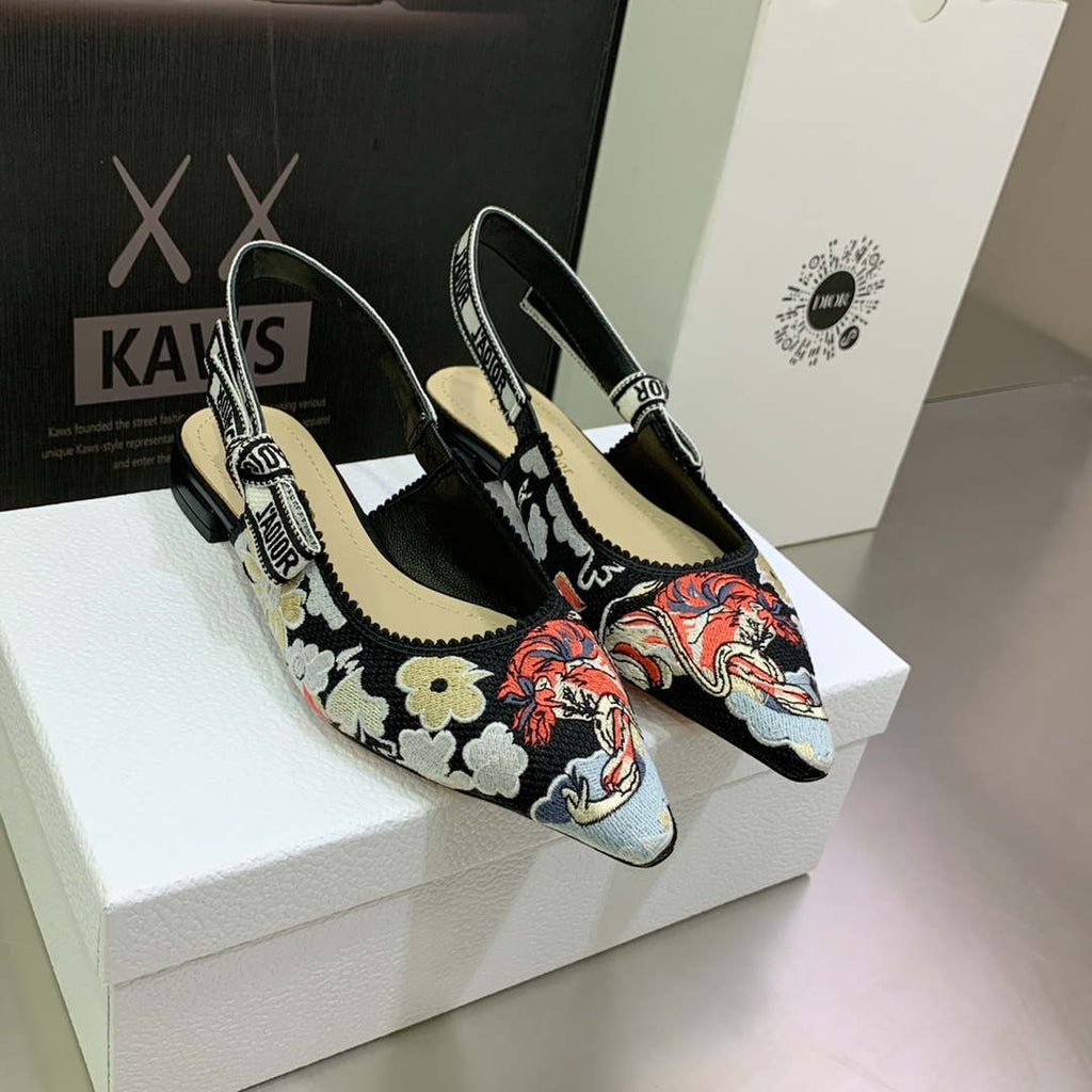 Dior Women's Shoes KCB384TFL_S900 J'ADIOR Slingback Ballerina Flat 195801