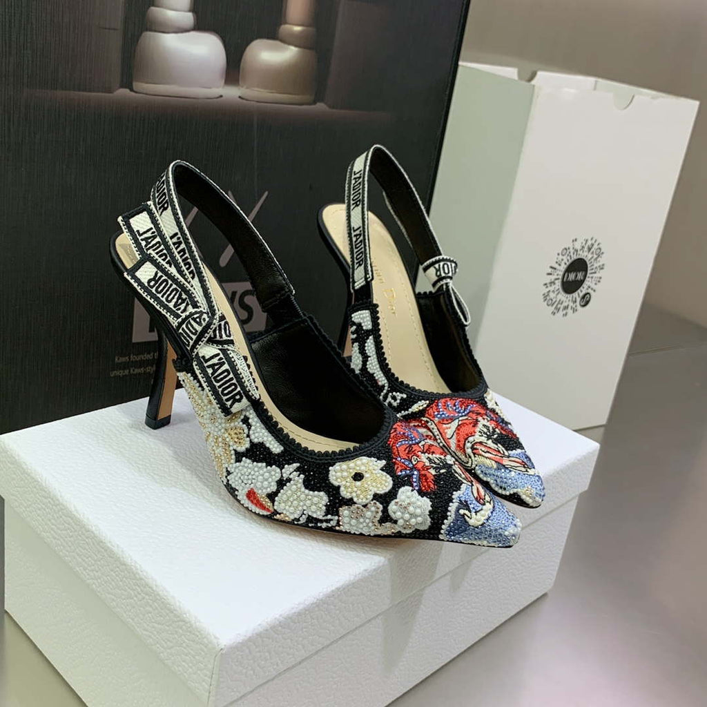 Dior Women's Shoes KCB384TFL_S900 J'ADIOR Slingback Ballerina Flat 195802