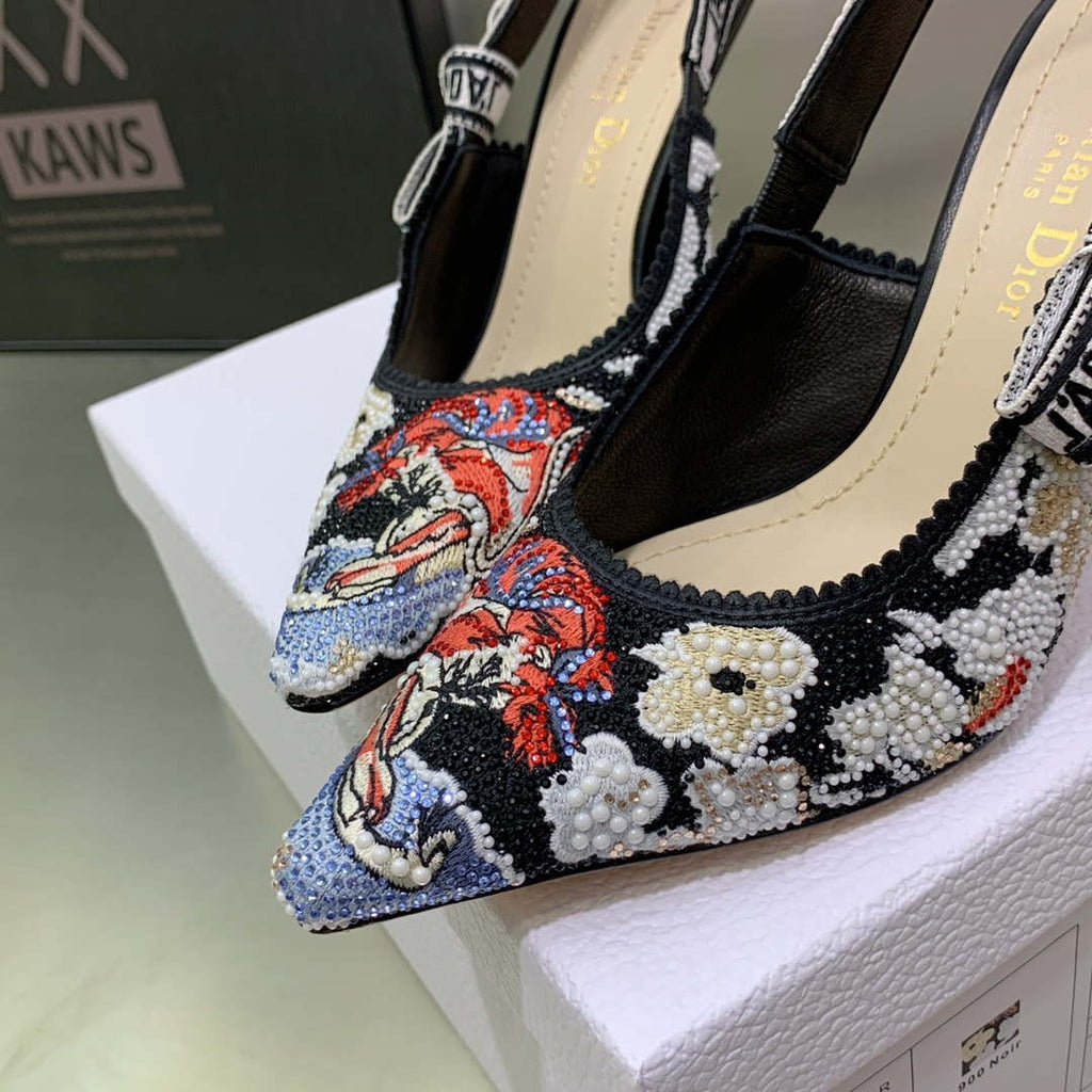 Dior Women's Shoes KCB384TFL_S900 J'ADIOR Slingback Ballerina Flat 195802