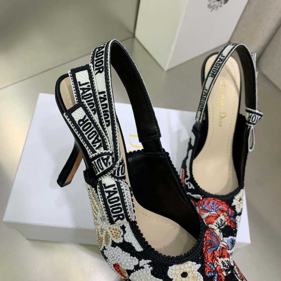 Dior Women's Shoes KCB384TFL_S900 J'ADIOR Slingback Ballerina Flat 195802