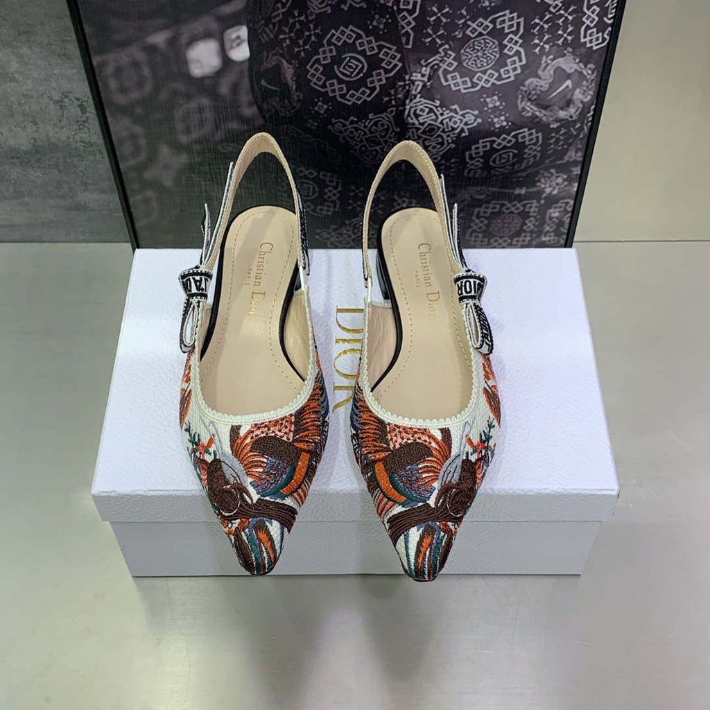 Dior Women's Shoes KCB384TFL_S900 J'ADIOR Slingback Ballerina Flat 195804