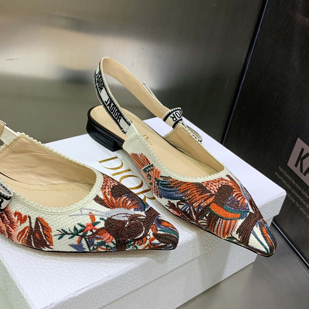 Dior Women's Shoes KCB384TFL_S900 J'ADIOR Slingback Ballerina Flat 195804