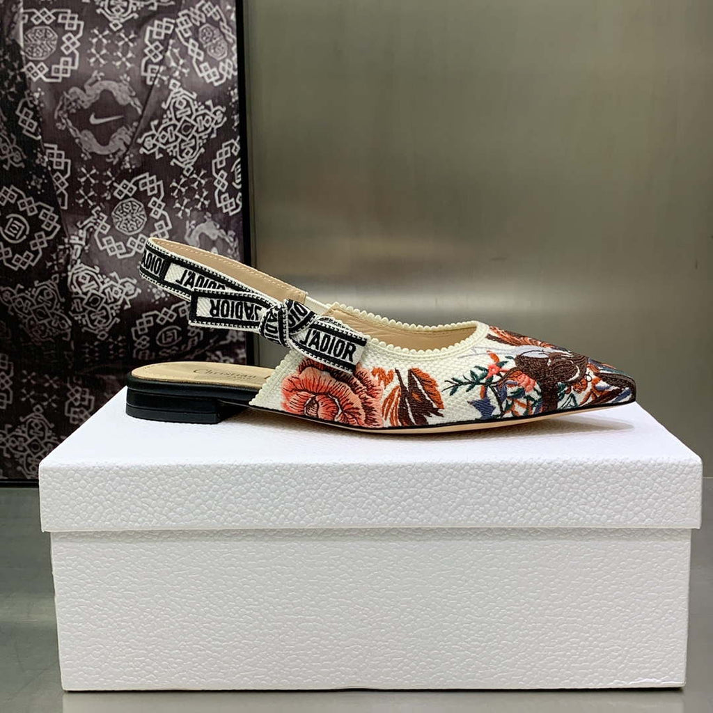 Dior Women's Shoes KCB384TFL_S900 J'ADIOR Slingback Ballerina Flat 195804