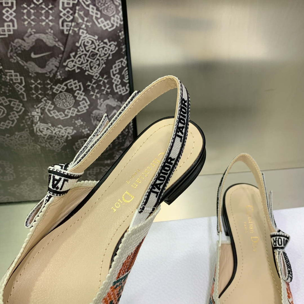 Dior Women's Shoes KCB384TFL_S900 J'ADIOR Slingback Ballerina Flat 195804