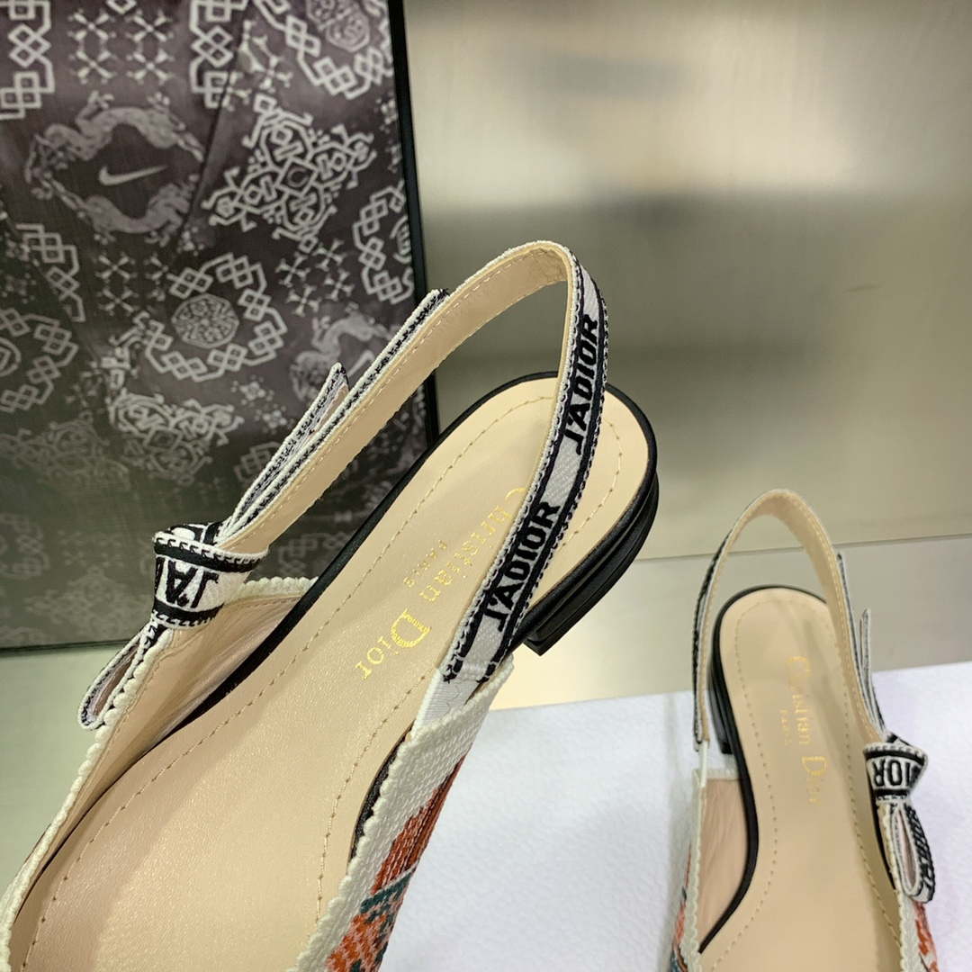 Dior Women's Shoes KCB384TFL_S900 J'ADIOR Slingback Ballerina Flat 195804