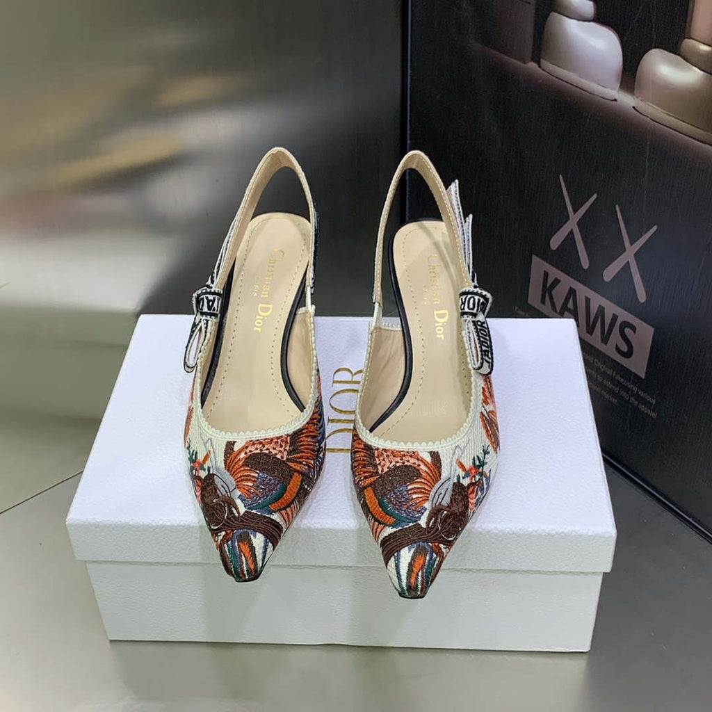 Dior Women's Shoes KCB384TFL_S900 J'ADIOR Slingback Ballerina Flat 195805