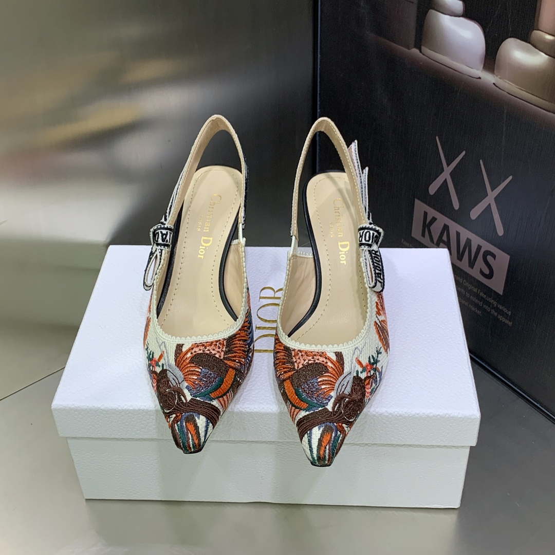 Dior Women's Shoes KCB384TFL_S900 J'ADIOR Slingback Ballerina Flat 195805