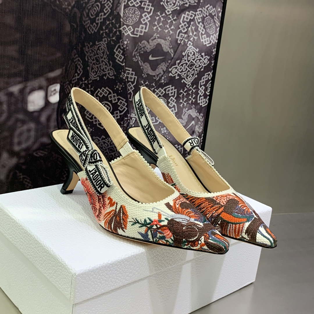 Dior Women's Shoes KCB384TFL_S900 J'ADIOR Slingback Ballerina Flat 195805