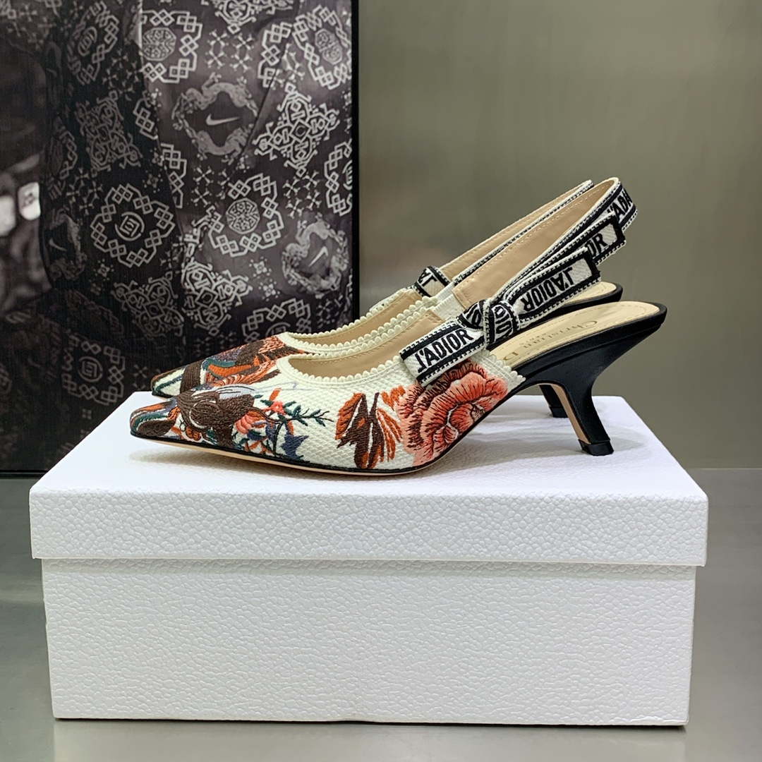 Dior Women's Shoes KCB384TFL_S900 J'ADIOR Slingback Ballerina Flat 195805