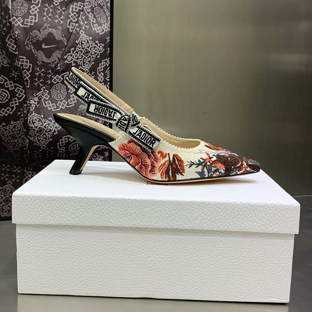 Dior Women's Shoes KCB384TFL_S900 J'ADIOR Slingback Ballerina Flat 195805