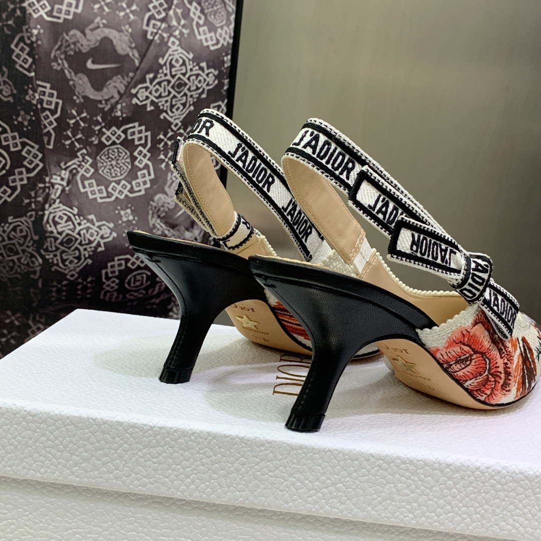 Dior Women's Shoes KCB384TFL_S900 J'ADIOR Slingback Ballerina Flat 195805