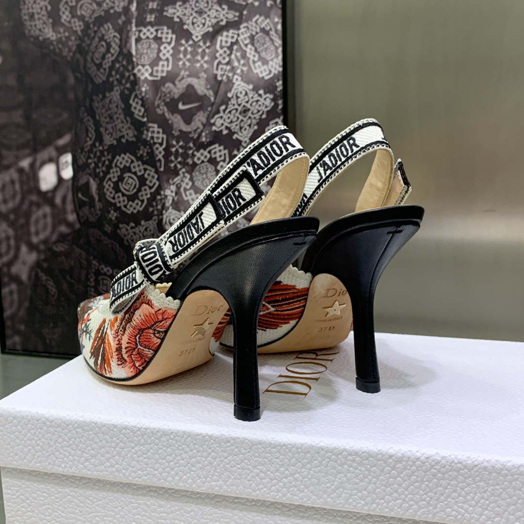Dior Women's Shoes KCB384TFL_S900 J'ADIOR Slingback Ballerina Flat 195806