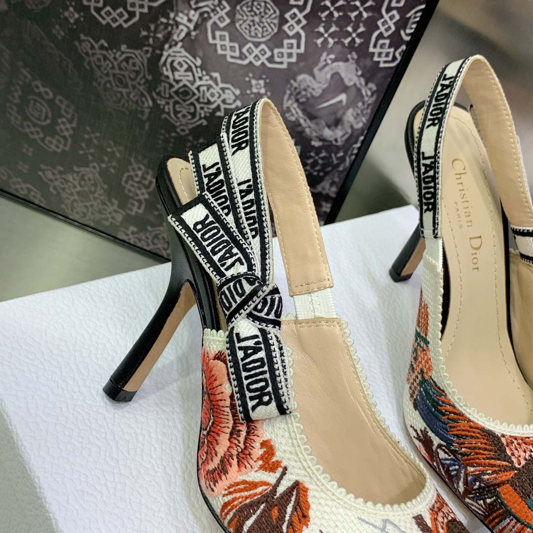 Dior Women's Shoes KCB384TFL_S900 J'ADIOR Slingback Ballerina Flat 195806