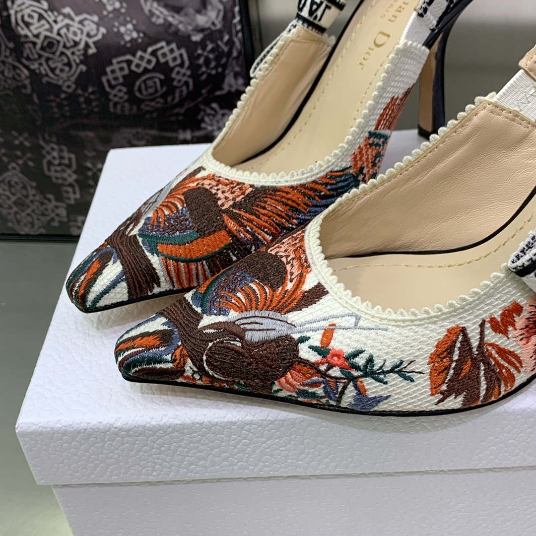 Dior Women's Shoes KCB384TFL_S900 J'ADIOR Slingback Ballerina Flat 195806