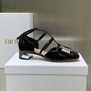 Dior Women's Shoes La Parisienne Dior Ballerina Flat KDB736PMI Black - 35 - View 5