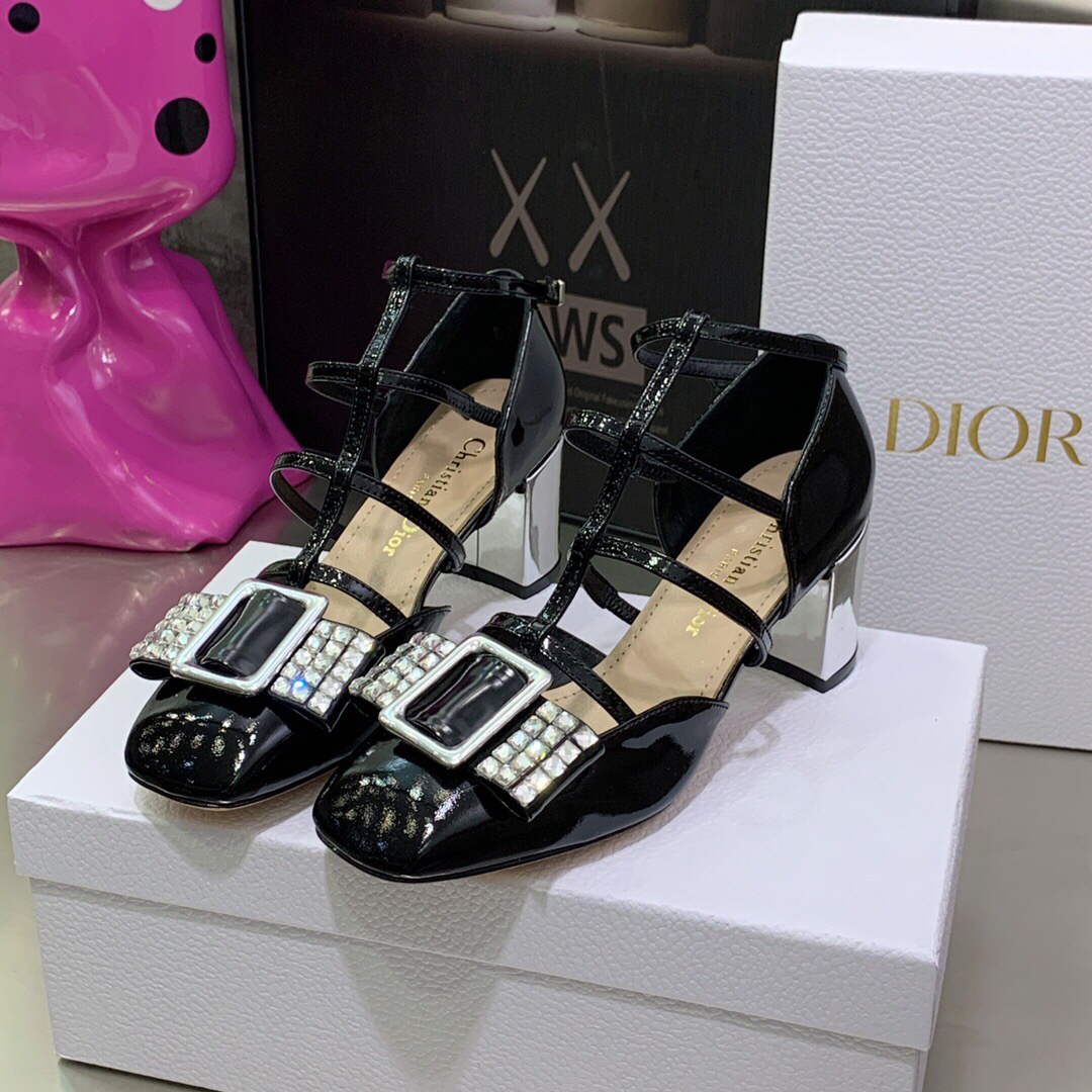 Dior Women's Shoes La Parisienne Dior Ballerina Flat KDB737PMI Black
