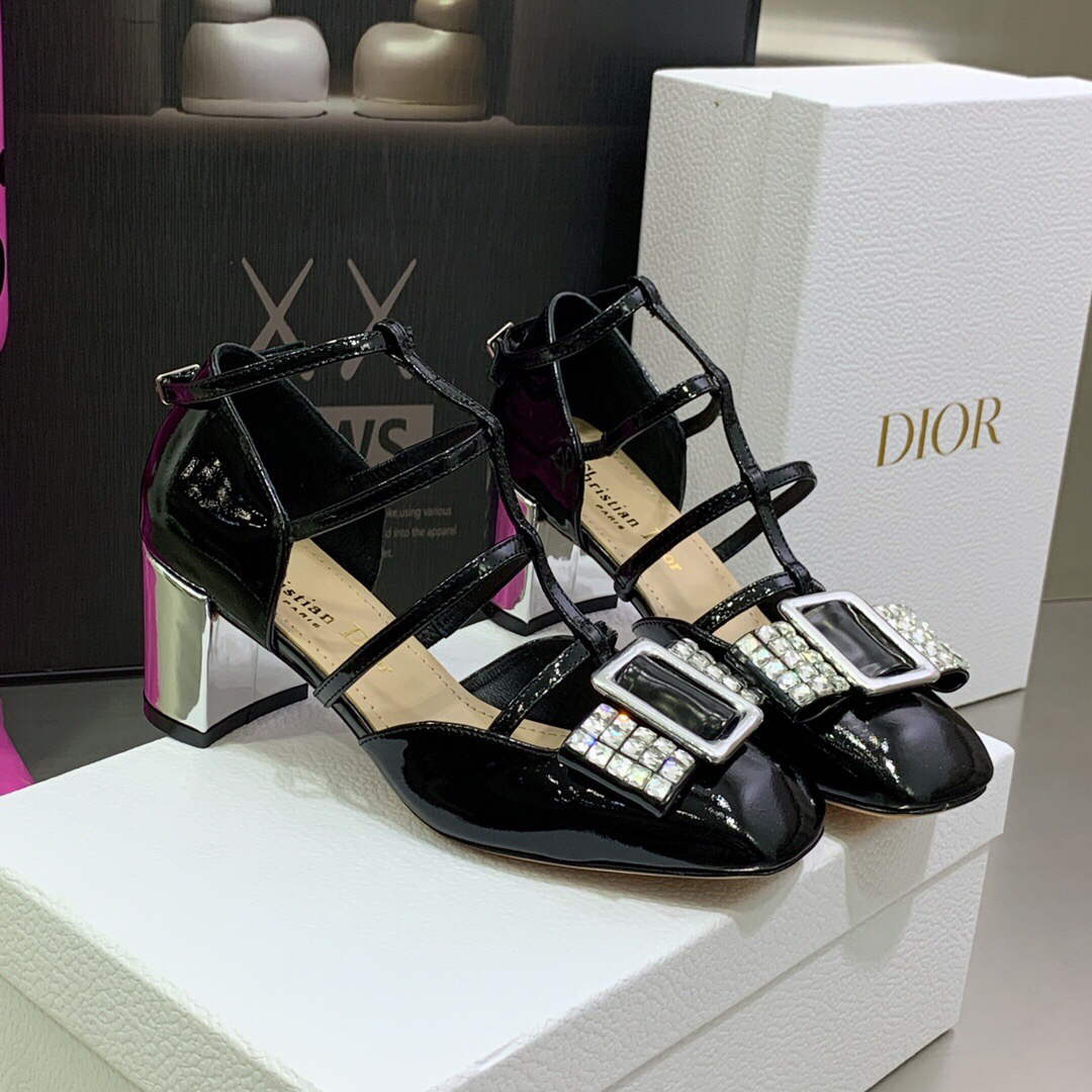 Dior Women's Shoes La Parisienne Dior Ballerina Flat KDB737PMI Black