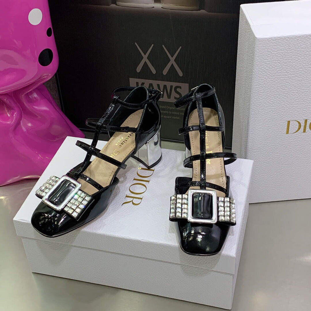 Dior Women's Shoes La Parisienne Dior Ballerina Flat KDB737PMI Black