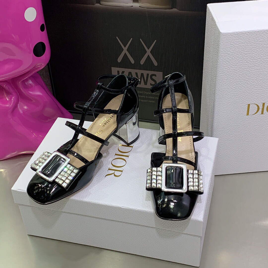 Dior Women's Shoes La Parisienne Dior Ballerina Flat KDB737PMI Black