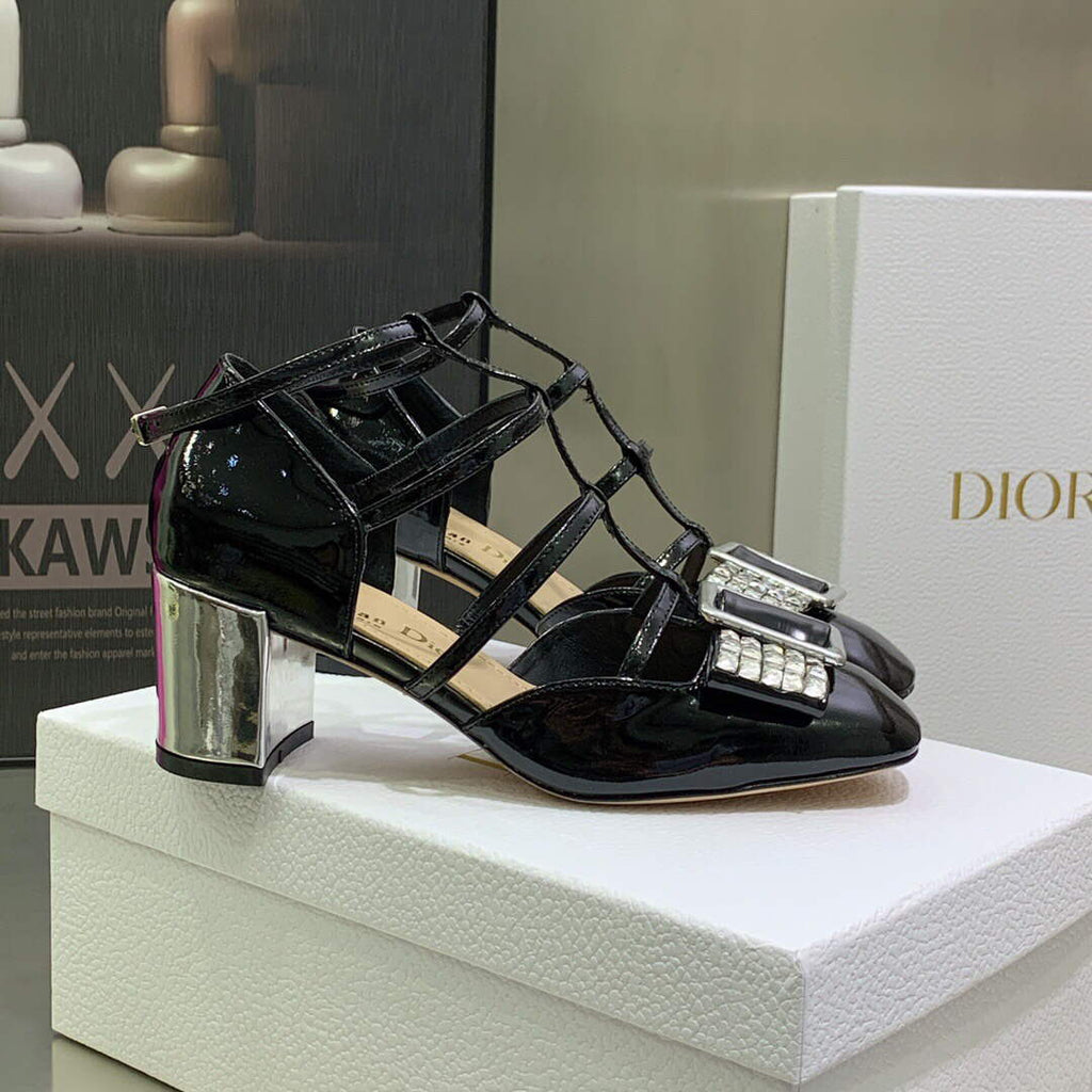 Dior Women's Shoes La Parisienne Dior Ballerina Flat KDB737PMI Black