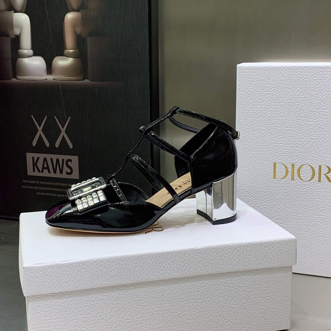 Dior Women's Shoes La Parisienne Dior Ballerina Flat KDB737PMI Black