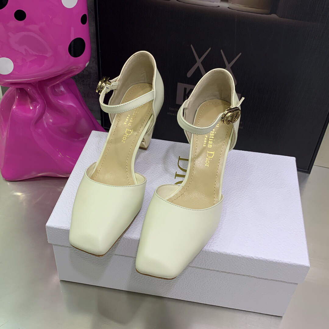 Dior Women's Shoes Rhodes Heeled Shaped and hollow Shoes D88231
