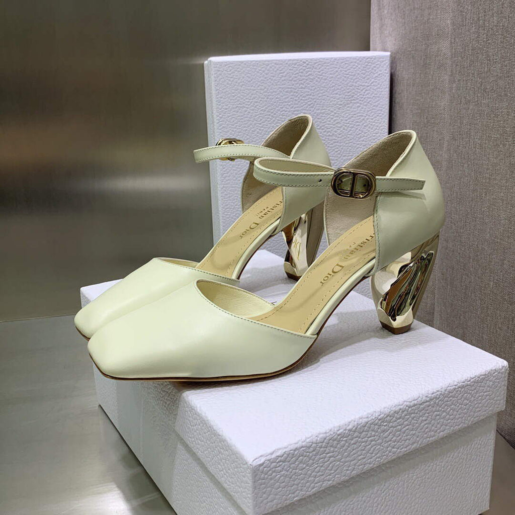 Dior Women's Shoes Rhodes Heeled Shaped and hollow Shoes D88231