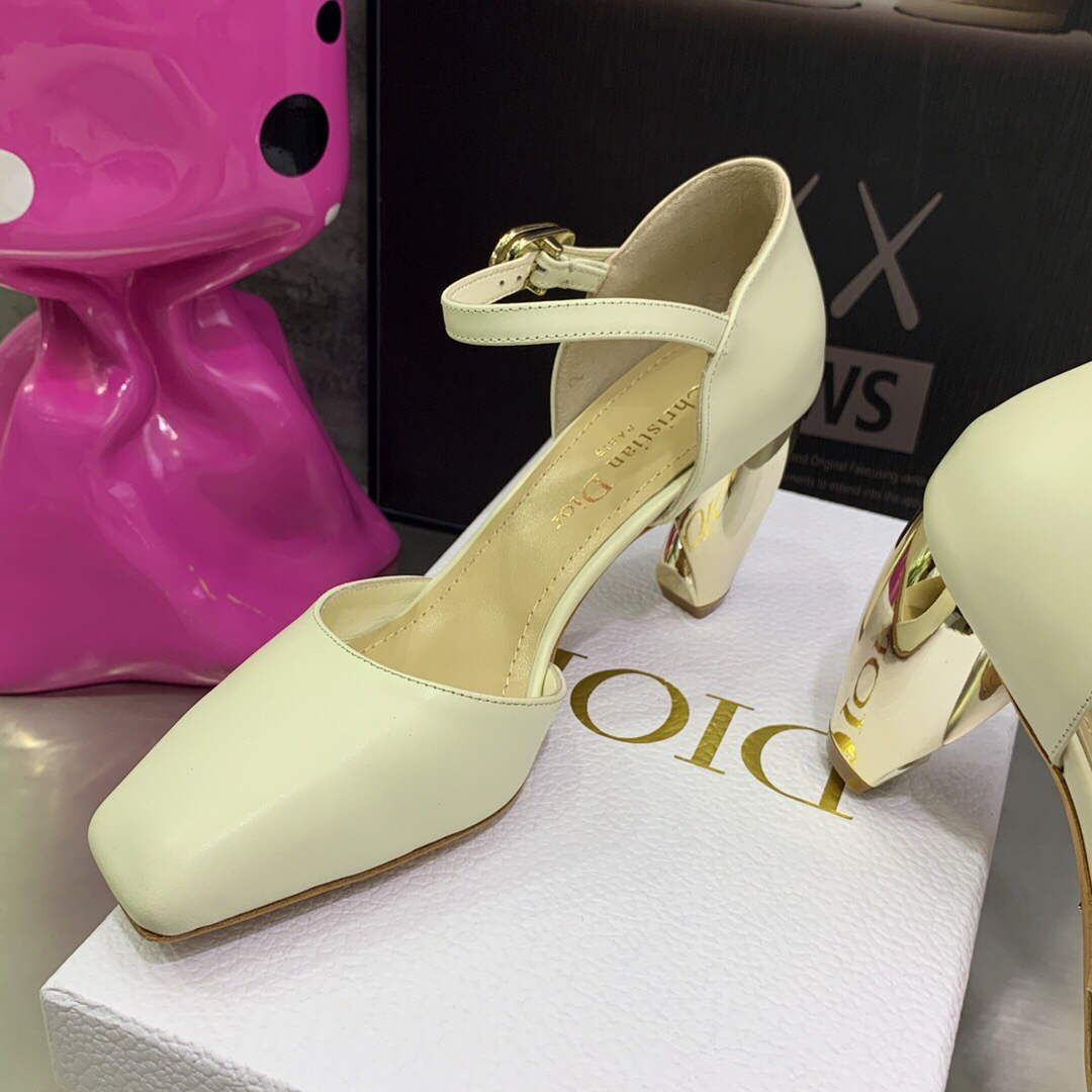 Dior Women's Shoes Rhodes Heeled Shaped and hollow Shoes D88231