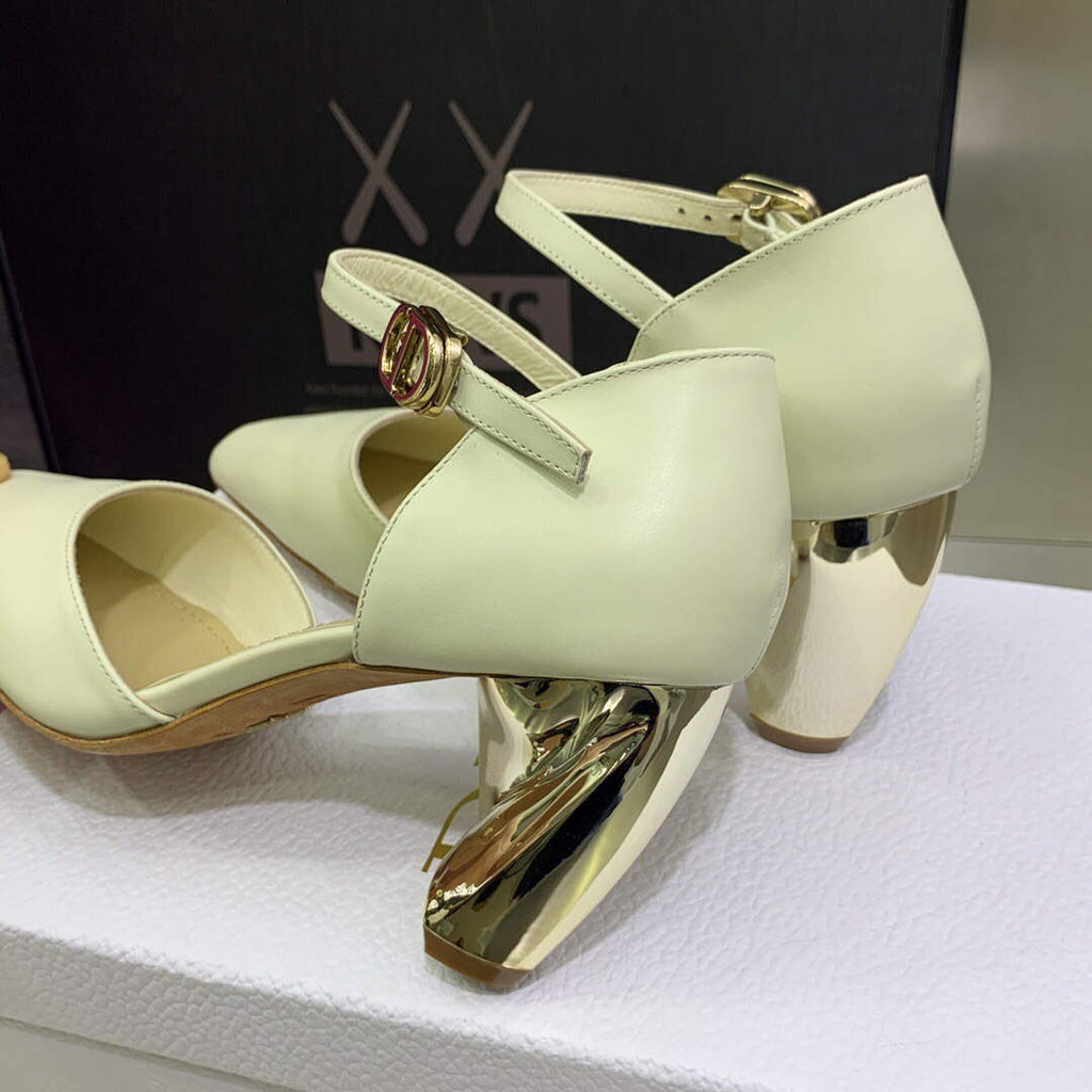 Dior Women's Shoes Rhodes Heeled Shaped and hollow Shoes D88231