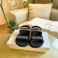 Dior Women's Slippers Designer Dior Sandals Flats Shoes D81190 - 35 - View 1