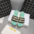 Dior Women's Slippers Designer Dior Sandals Flats Shoes D81201