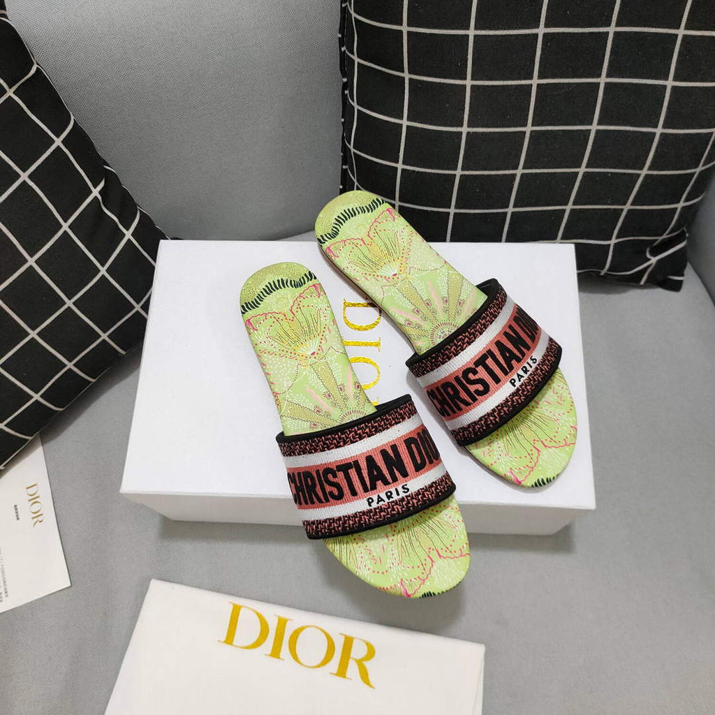Dior Women's Slippers Designer Dior Sandals Flats Shoes D81203