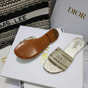 Dior Women's Slippers Designer Dior Sandals Flats Shoes D81205 - 35 - View 2