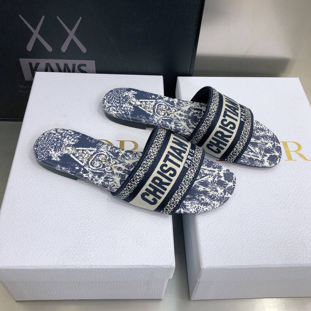 Dior Women's Slippers Designer Dior Sandals Flats Shoes D81207