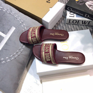 Dior Women's Slippers Designer Dior Sandals Flats Shoes D81209 - 35 - View 6