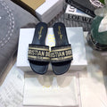 Dior Women's Slippers Designer Dior Sandals Flats Shoes D81211