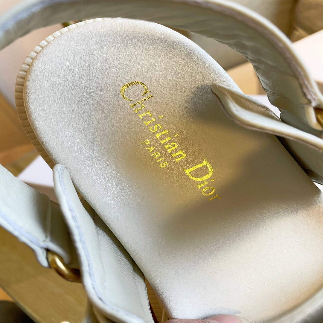 Dior Women's Slippers Designer Dior Sandals Flats Shoes D81191