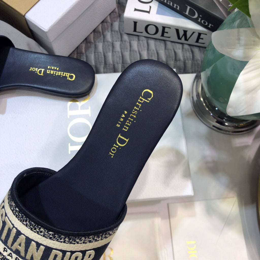 Dior Women's Slippers Designer Dior Sandals Flats Shoes D81211