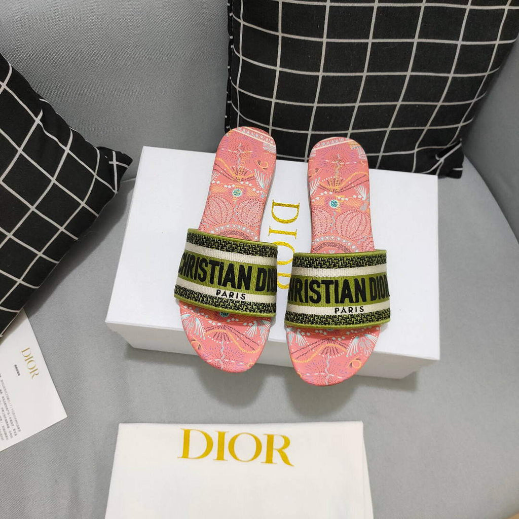 Dior Women's Slippers Designer Dior Sandals Flats Shoes D81212