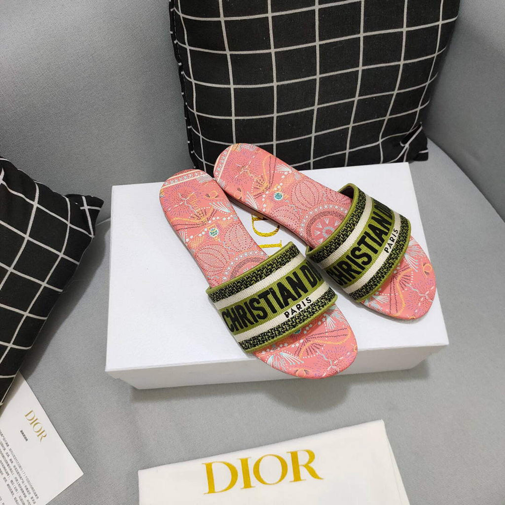 Dior Women's Slippers Designer Dior Sandals Flats Shoes D81212