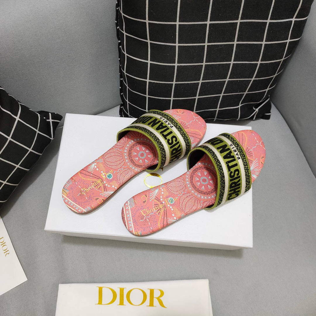 Dior Women's Slippers Designer Dior Sandals Flats Shoes D81212