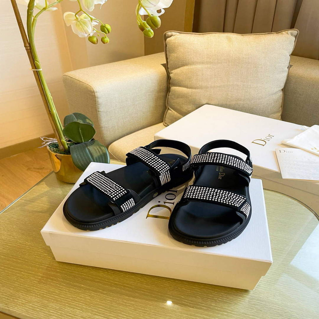 Dior Women's Slippers Designer Dior Sandals Flats Shoes D81190