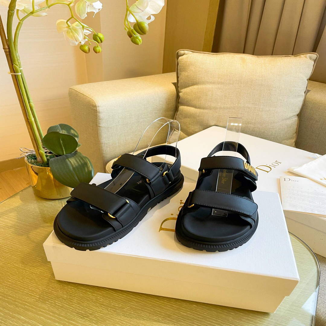 Dior Women's Slippers Designer Dior Sandals Flats Shoes D81192