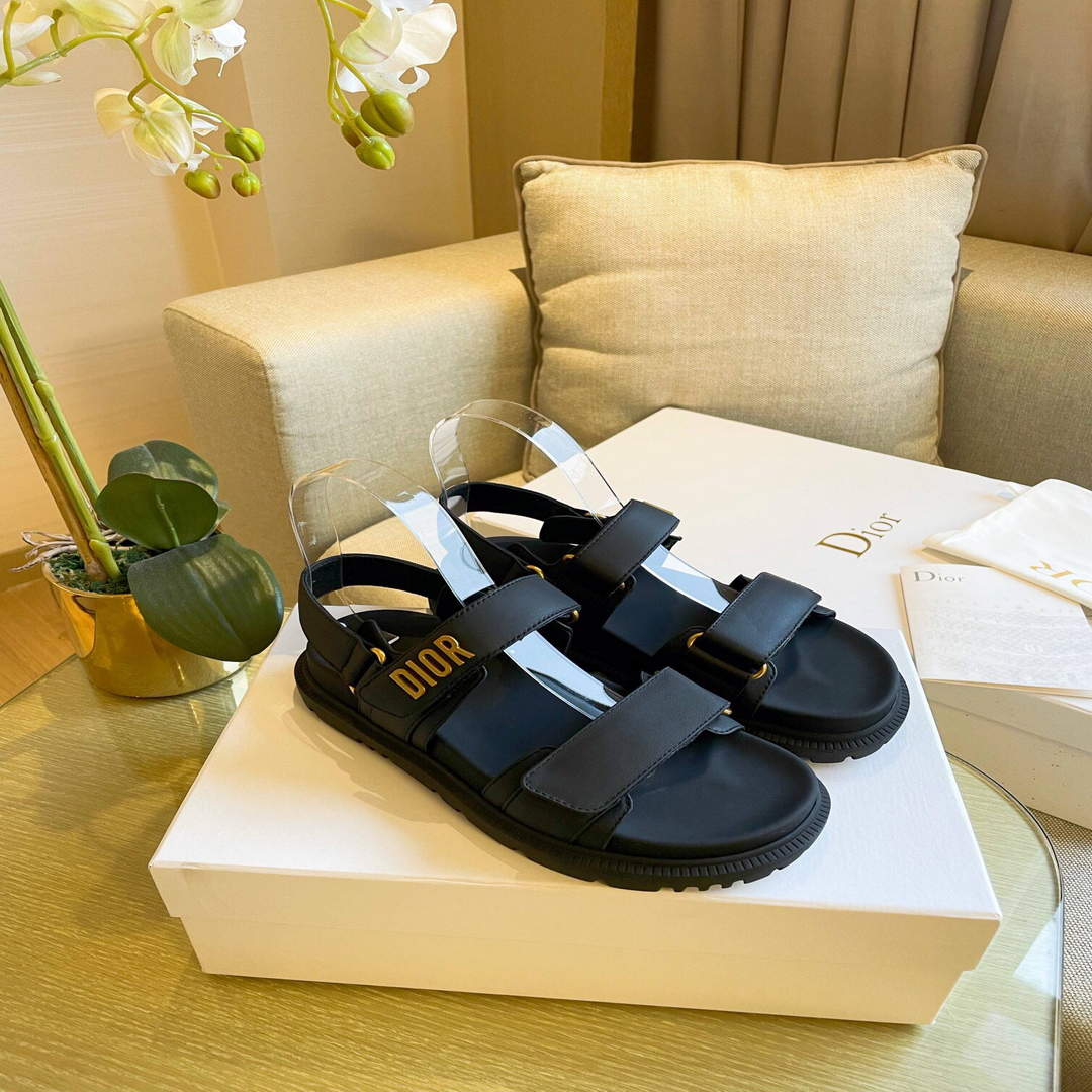 Dior Women's Slippers Designer Dior Sandals Flats Shoes D81192